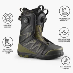 Stivali Salomon Launch Boa Black Olive