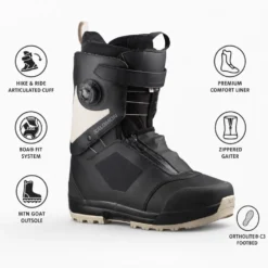 Stivali Salomon Trek Black White