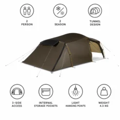 Tende Kampa Wanderlight-K 02 Leadgray Gargoyle