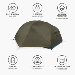Tende MSR Hubba Hubba Hd 2P Green