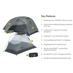 Tende Nemo Dragonfly Osmo Bikepack 2P Dark Grey