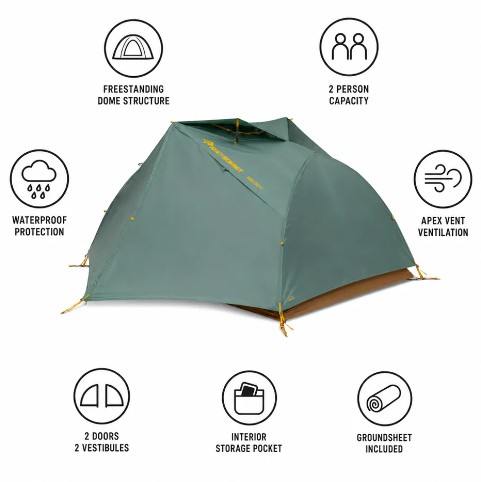 Tende Sea To Summit Ikos Evo Tr2 Green