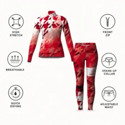 Tuta completa nordica Loffler W's Racesuit Worldcup 25 Red