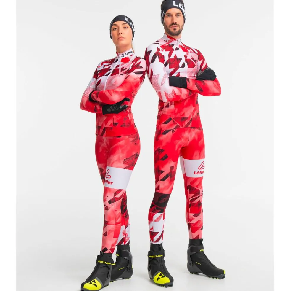 Tuta completa nordica Loffler W's Racesuit Worldcup 25 Red