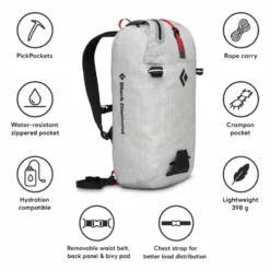 Zaino Black Diamond Blitz 20 Backpack Alloy