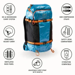 Zaino Burton Ak Dispatcher Pack 35L Blue Teal