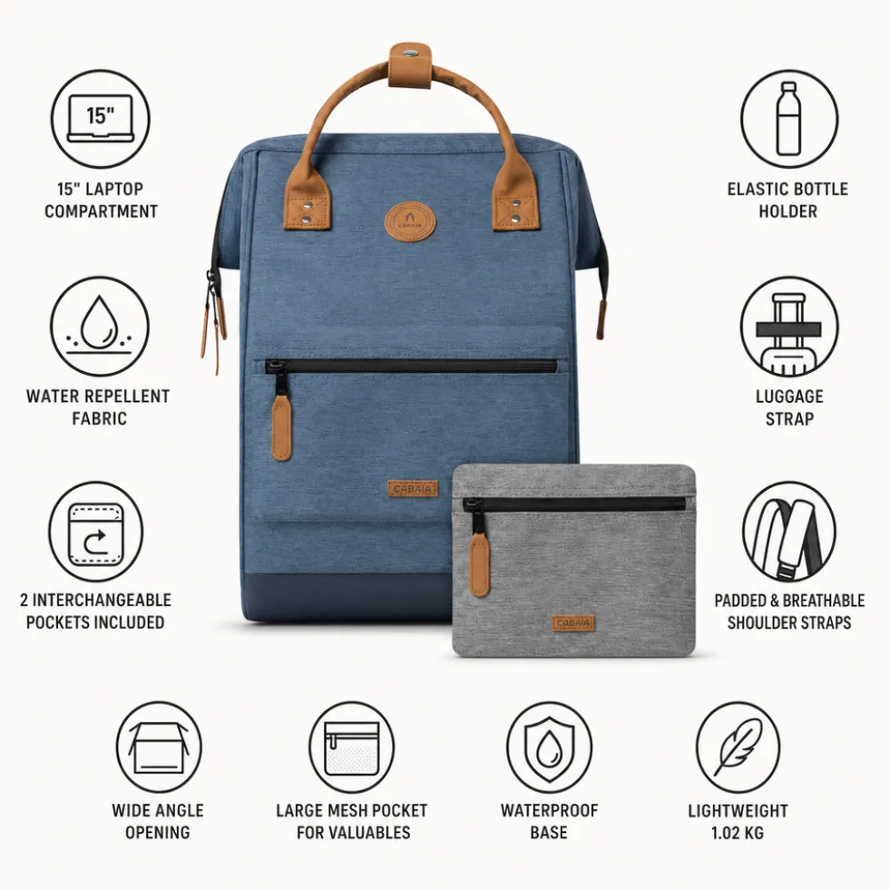 Zaino Cabaia Adventurer Maxi 23L Paris