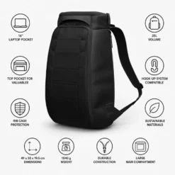 Zaino Db Hugger Backpack 25L Black Out