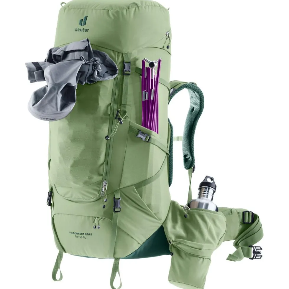 Zaino Deuter Aircontact Core 55+10 SL Grove Ivy