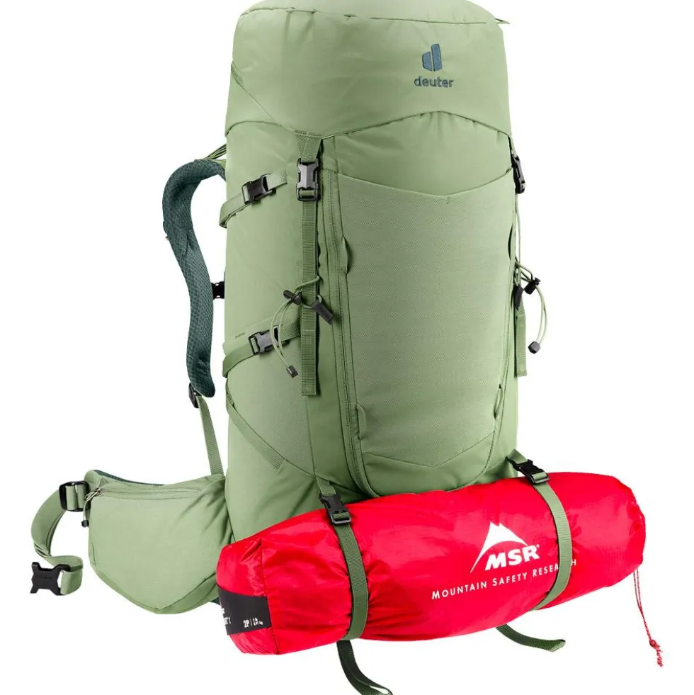 Zaino Deuter Aircontact Core 45+10 SL Grove Ivy