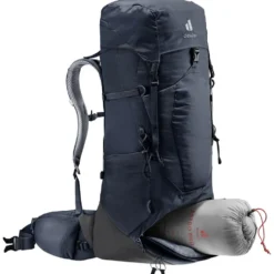 Zaino Deuter Aircontact Lite 40+10 Black Graphite