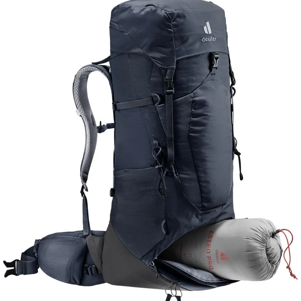 Zaino Deuter Aircontact Lite 40+10 Black Graphite
