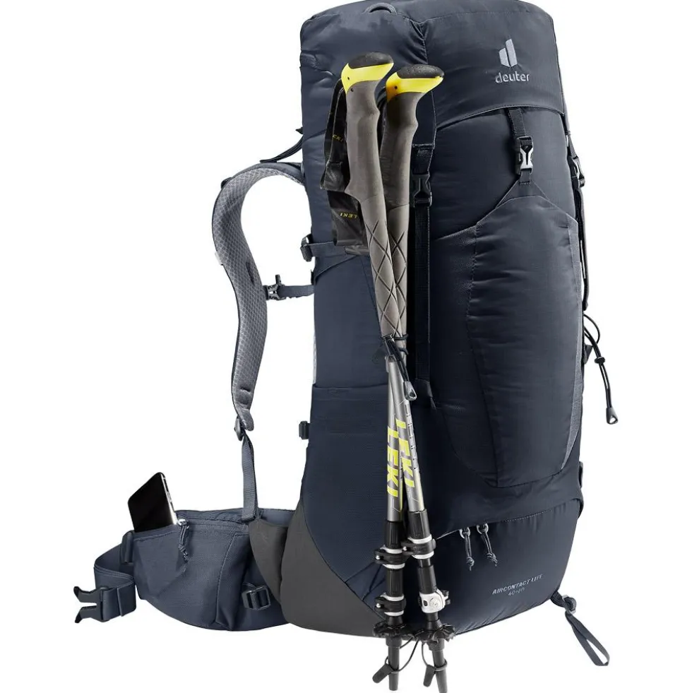 Zaino Deuter Aircontact Lite 40+10 Black Graphite