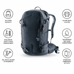 Zaino Deuter Freerider 28 SL Black