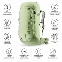 Zaino Deuter Freescape Lite 24 SL Mineral Grove