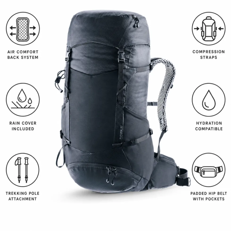Zaino Deuter Futura 32 Black