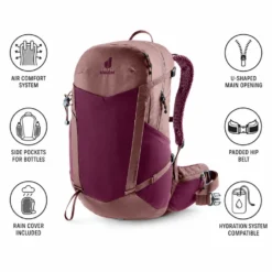 Zaino Deuter Futura 25 SL Cassis Ashrose