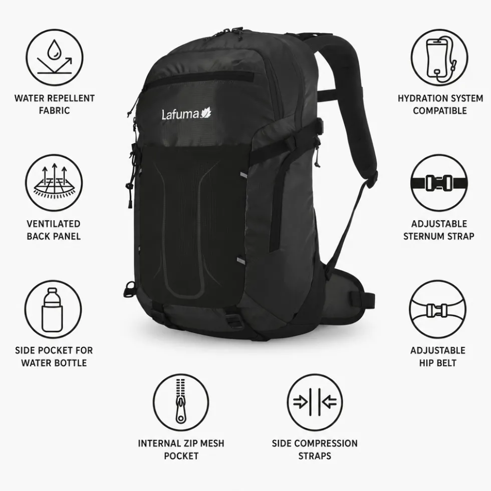 Zaino Lafuma Access 20 Venti Black