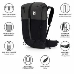 Zaino Millet Parmelan 35 Black