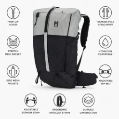 Zaino Millet Parmelan 35 Silverstone Black