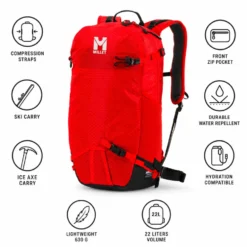 Zaino Millet Prolighter 22L Red