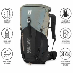 Zaino Millet Ubic 35 E-Black Sand