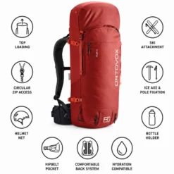 Zaino Ortovox Peak 35 Cergia Rossa