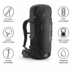 Zaino Ortovox Peak 32 S Black Raven