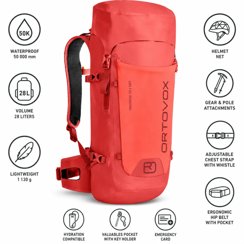 Zaino Ortovox Traverse 28 S Dry Blush