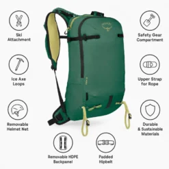 Zaino Osprey Firn 18 Tundra Green