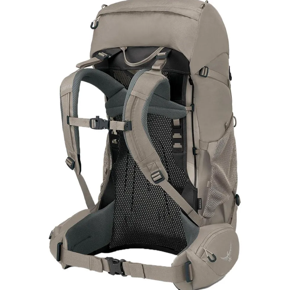 Zaino Osprey Renn 50 Pediment Grey Linen Tan