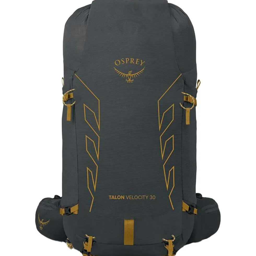 Zaino Osprey Talon Velocity 30 Dark Charcoal Tumbleweed Yellow