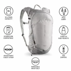 Zaino Salomon Trailblazer 10 Cloudburst Paloma Silver Cloud